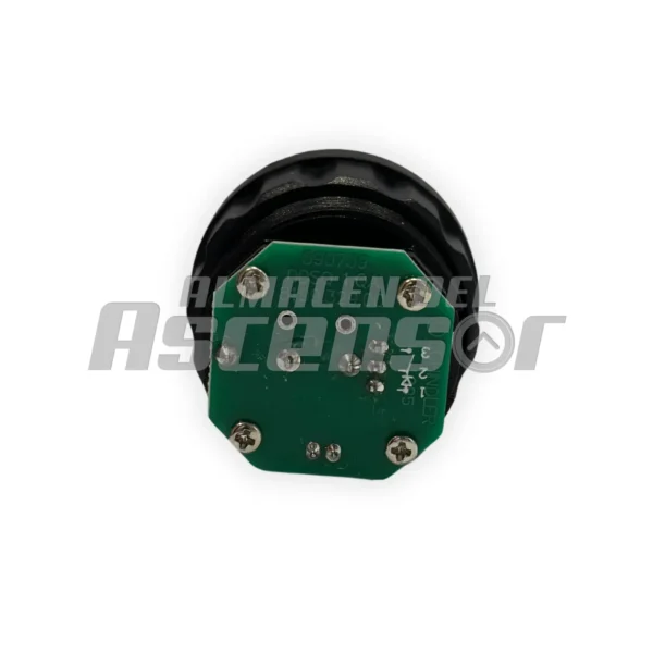 PULSADOR SCHINDLER D LED ROJO 24V 3PIN (AMARILLO-C/S) - Imagen 3