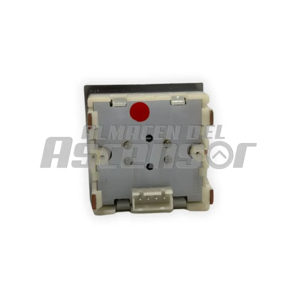 PULSADOR SCHINDLER/THYSSEN 36*36 24V LED ROJO (BRAILLE) 1 (MTD285R) - Imagen 3