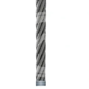 CABLE DE ACERO GUSTAV WOLF PARA TRACCION 8X19 Ø10 MM ALMA DE FIBRA (F819 W-FC-WRD10)