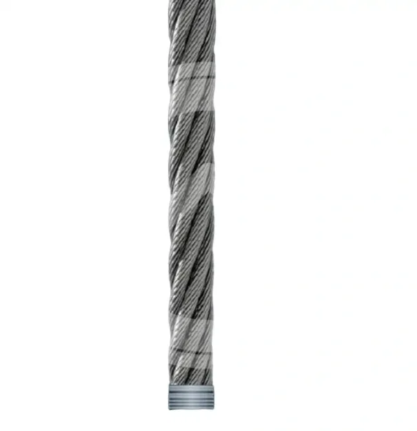 CABLE DE ACERO GUSTAV WOLF PARA LIMITADOR 8X19 Ø8 MM ALMA DE FIBRA SINTETICA (PAWOD8B)