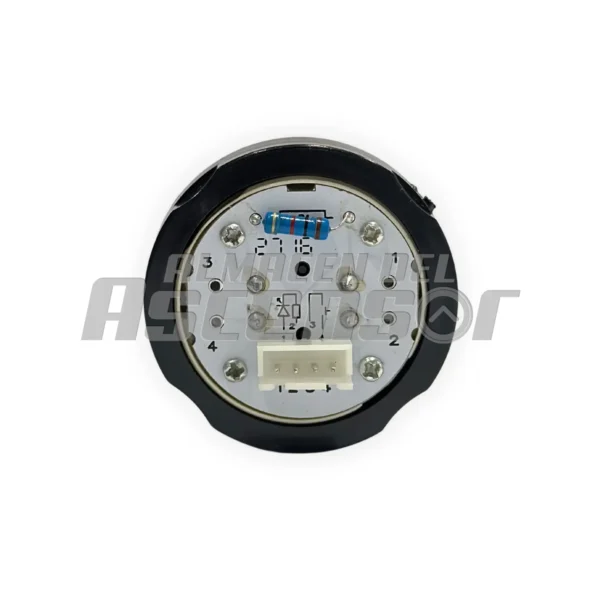 PULSADOR AK-22 LED AZUL 24V. BRAILLE (AK22) - Imagen 3