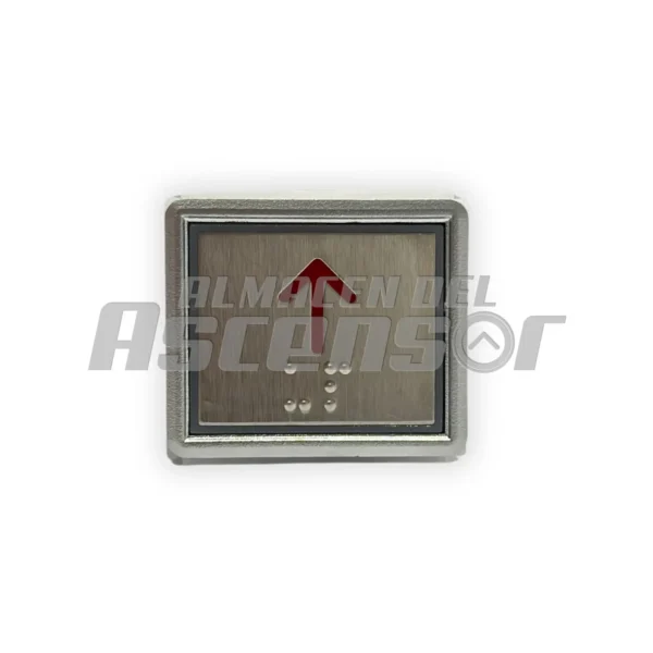 PULSADOR BLT 38*32 24V LED ROJO BRAILLE (BA200R) - Imagen 2