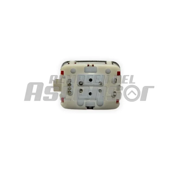 PULSADOR LG BRAILLE LED ROJO 24V (AK25) - Imagen 3