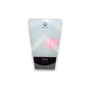 BOTONERA DE PISO SCHINDLER 3300 (DUPLEX) 1 PULSADOR MECANICO CON 2 DISPLAY (ID.594100)