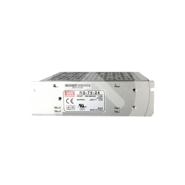 FUENTE DE PODER MW (RS-75-24) OTIS-LG INPUT 100-240VAC OUTPUT 24V 3.2A 50/60Hz - Imagen 2