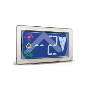 DISPLAY INDICADOR TRICOLOR 5,3' AZUL AUTONOMO 12-24V (530-A-NEGATIVO COMUN +VIN)